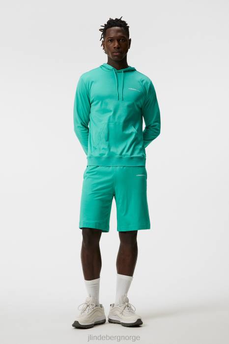 J.Lindeberg menn logo shorts lys aqua klær F864571