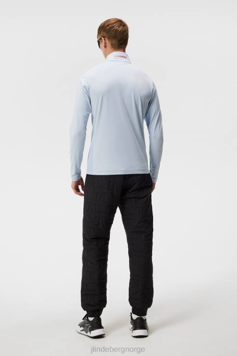 J.Lindeberg menn luke halv glidelås mellomlag skyway klær F864529