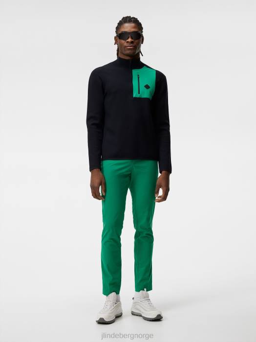 J.Lindeberg menn marc strikket genser svart klær F864597