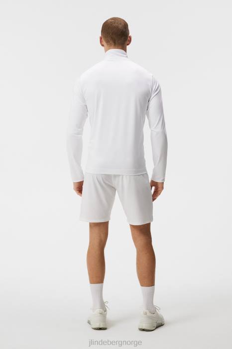J.Lindeberg menn melker mesh mellomlag hvit klær F864565