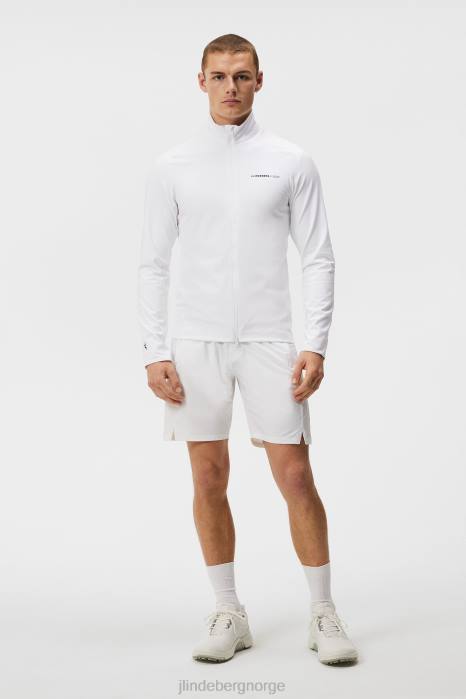 J.Lindeberg menn melker mesh mellomlag hvit klær F864565