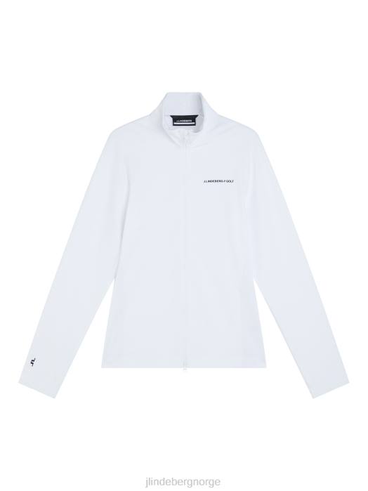 J.Lindeberg menn melker mesh mellomlag hvit klær F864565