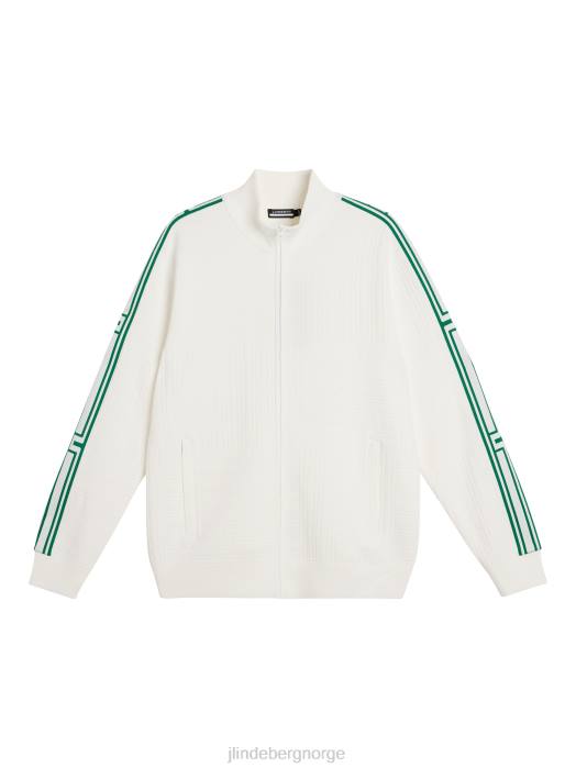 J.Lindeberg menn robin strikket genser bro stripe lappeteppe klær F864598