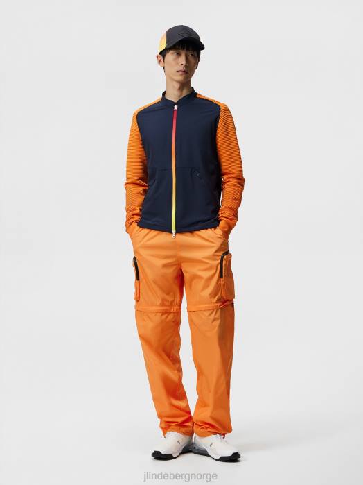 J.Lindeberg menn rolf hybrid strikk marinen klær F864601