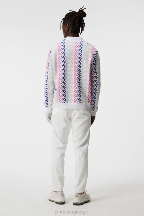 J.Lindeberg menn vice strikket genser rosamalt bro klær F864564