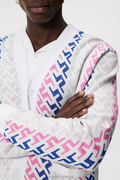 J.Lindeberg menn vice strikket genser rosamalt bro klær F864564