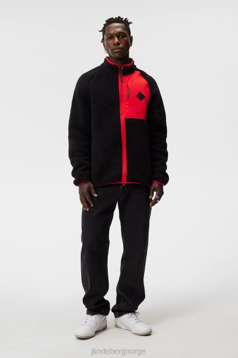 J.Lindeberg menn zeke haug mellomlag svart klær F864501