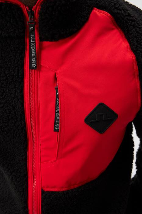 J.Lindeberg menn zeke haug mellomlag svart klær F864501