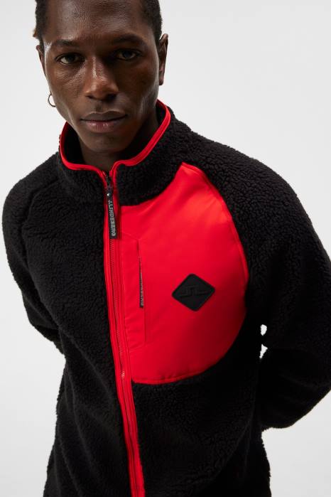 J.Lindeberg menn zeke haug mellomlag svart klær F864501