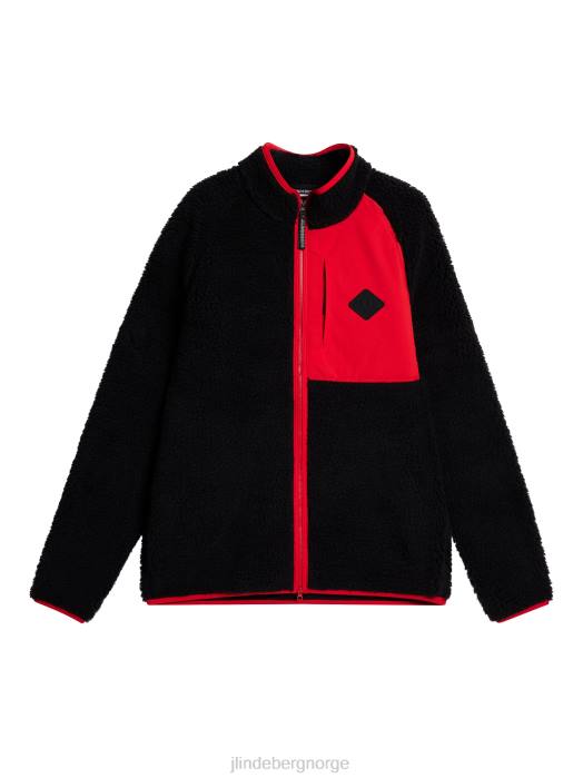 J.Lindeberg menn zeke haug mellomlag svart klær F864501