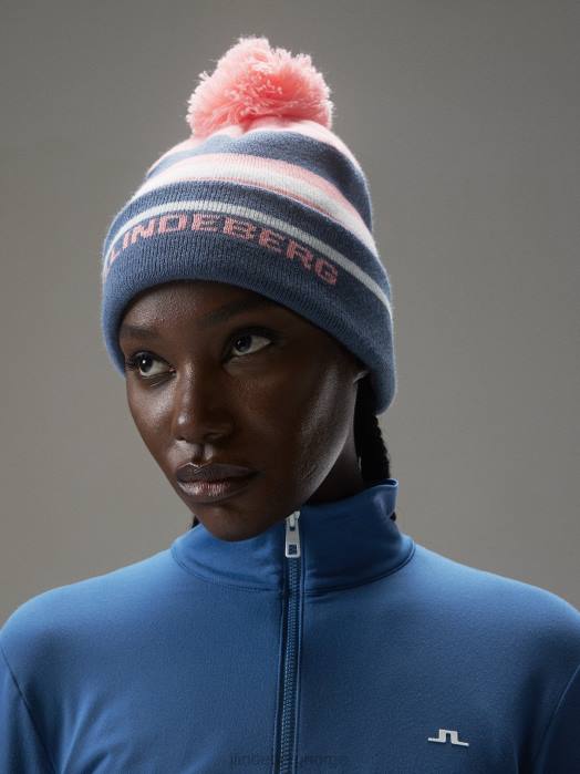 J.Lindeberg menn stripe lue jordbæris tilbehør F864901