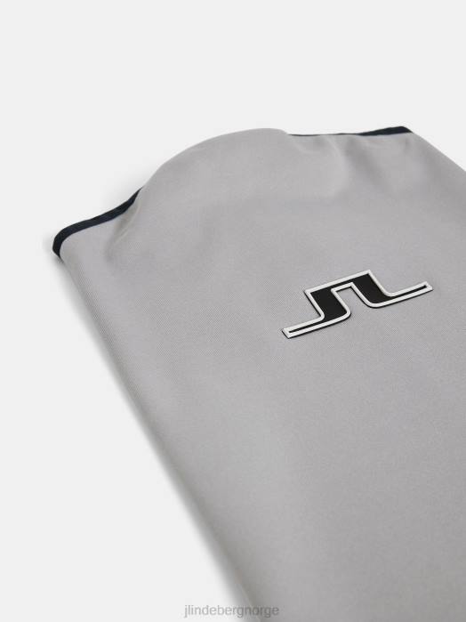 J.Lindeberg menn damian hals gamasje lys grå melange tilbehør F864737