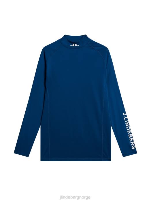 J.Lindeberg menn aello kompresjonslag eiendom blå klær F864116