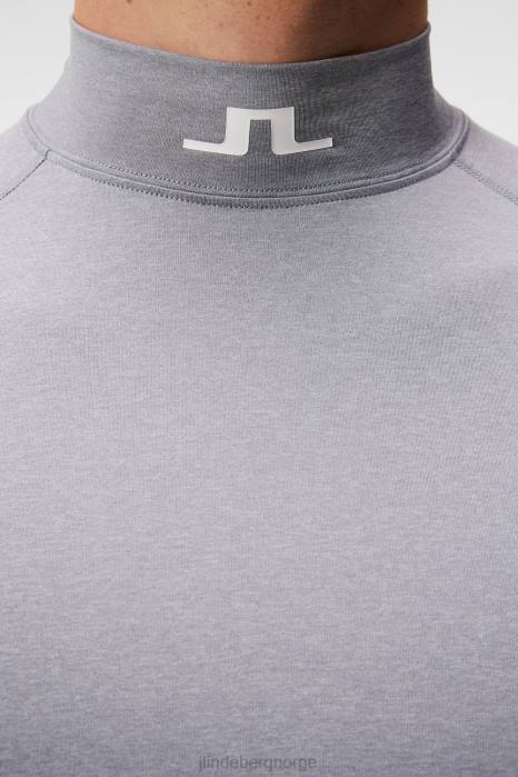 J.Lindeberg menn aello kompresjonslag gråmelert klær F864113