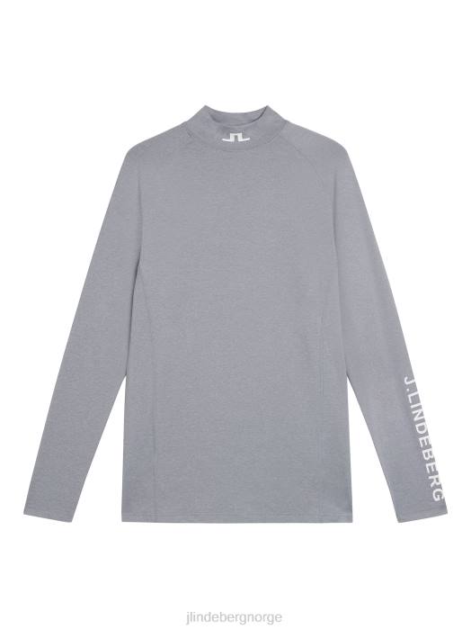 J.Lindeberg menn aello kompresjonslag gråmelert klær F864113