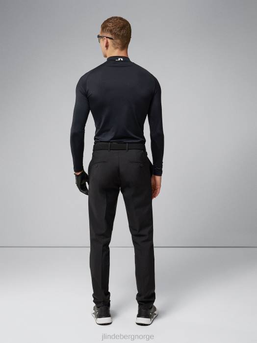 J.Lindeberg menn aello myk kompresjon svart klær F864352