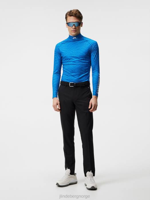 J.Lindeberg menn aello trykt kompresjonslag lapis bridge swirl klær F864313