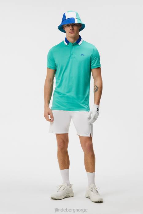 J.Lindeberg menn benji polo lys aqua klær F864149