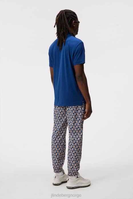 J.Lindeberg menn bode polo eiendom blå klær F86497