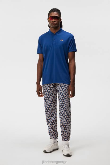 J.Lindeberg menn bode polo eiendom blå klær F86497