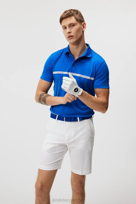 J.Lindeberg menn chad slim polo lapis blå klær F864211