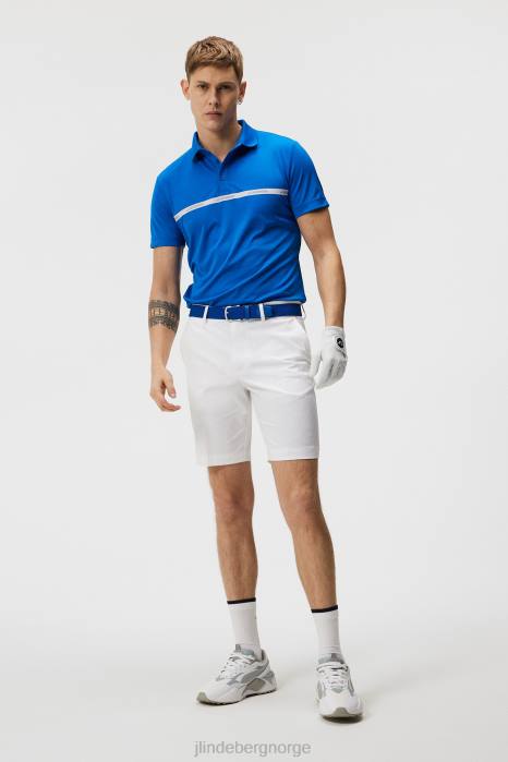 J.Lindeberg menn chad slim polo lapis blå klær F864211