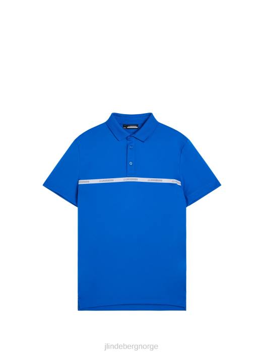 J.Lindeberg menn chad slim polo lapis blå klær F864211