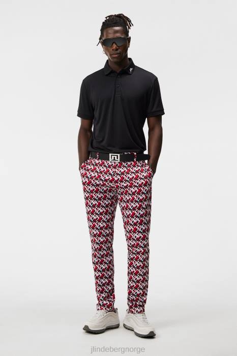 J.Lindeberg menn cornell polo svart klær F86415