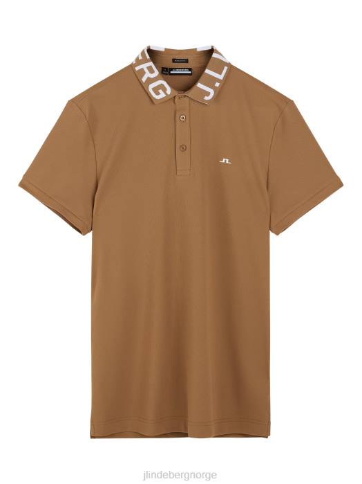 J.Lindeberg menn gus polo tiger brun klær F864307