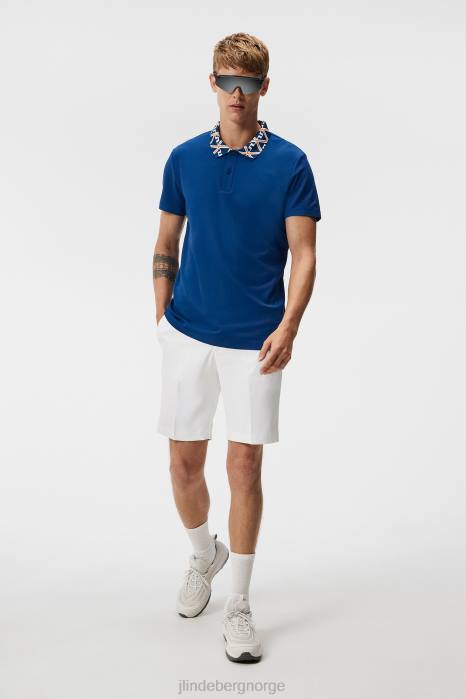 J.Lindeberg menn jan polo eiendom blå klær F86444