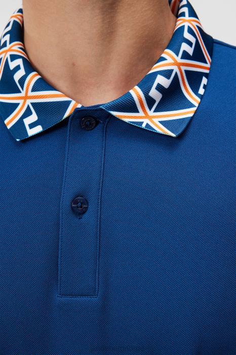 J.Lindeberg menn jan polo eiendom blå klær F86444