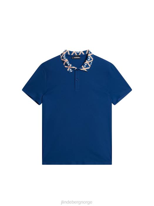 J.Lindeberg menn jan polo eiendom blå klær F86444