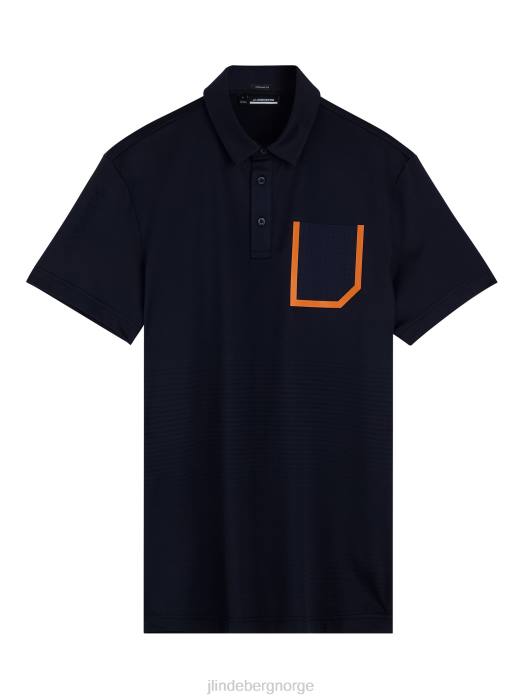 J.Lindeberg menn jordan polo marinen klær F864321
