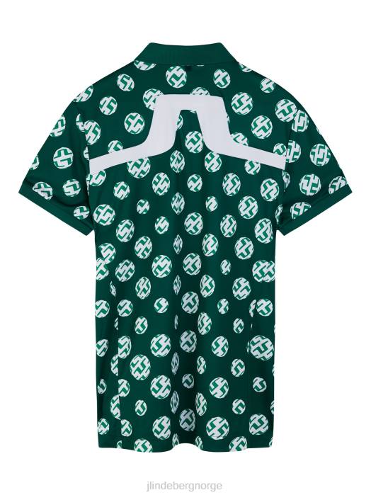 J.Lindeberg menn kv print polo regnskog sfære prikk klær F864274