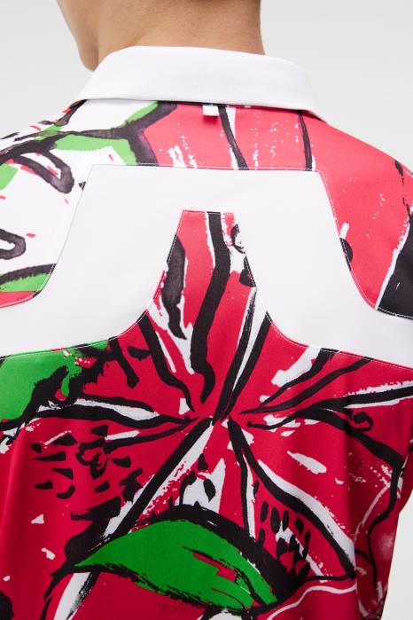 J.Lindeberg menn kv tur golfpolo asalea klær F864189