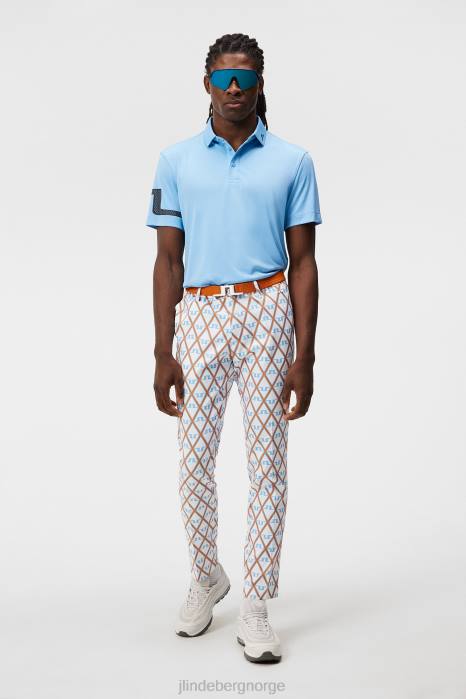 J.Lindeberg menn lyngpolo liten gutt blå klær F864124