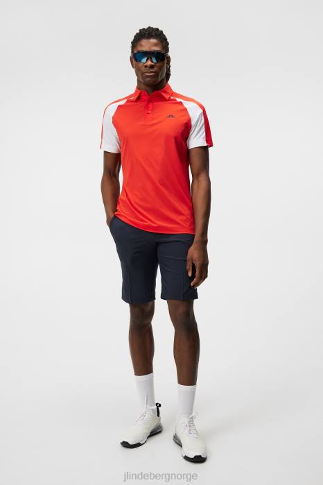 J.Lindeberg menn nial polo ildrød klær F864324