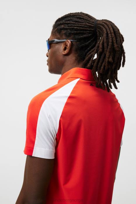 J.Lindeberg menn nial polo ildrød klær F864324