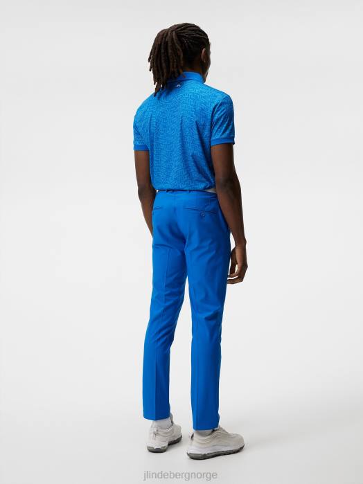 J.Lindeberg menn tour tech print polo lapis bridge swirl klær F864247