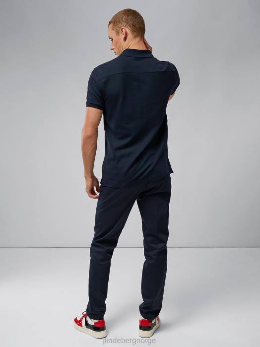 J.Lindeberg menn troy pique polo marinen klær F864342