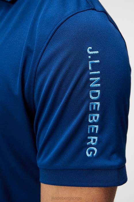 J.Lindeberg menn tur tech polo eiendom blå klær F86457