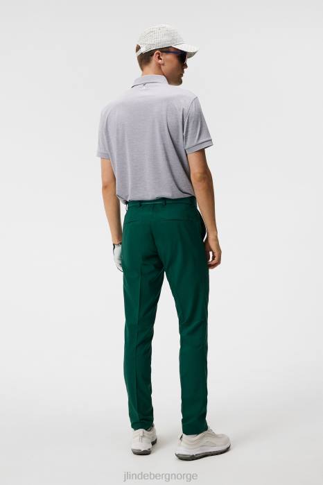 J.Lindeberg menn tur tech polo gråmelert klær F86459