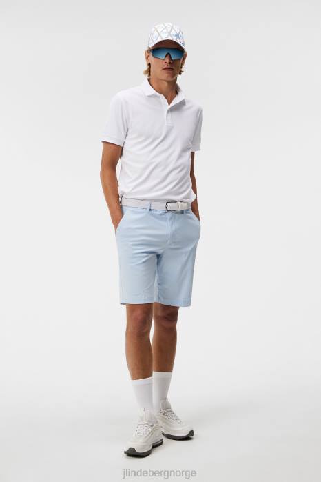 J.Lindeberg menn tur tech polo lysegrå klær F86462
