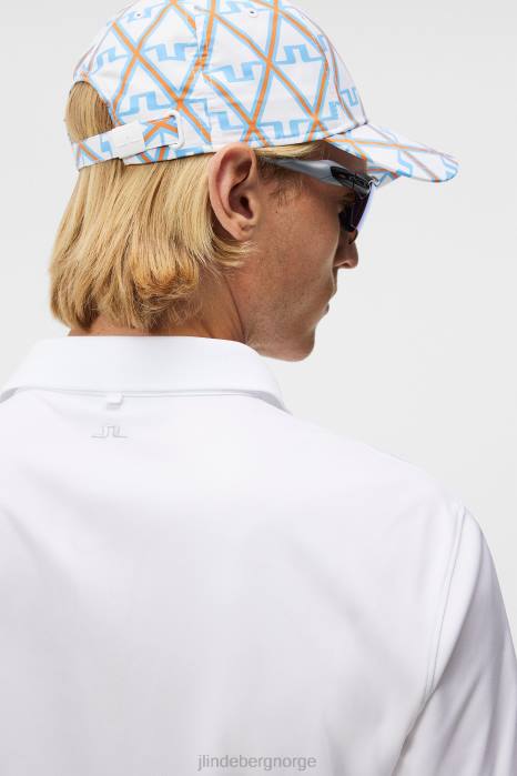 J.Lindeberg menn tur tech polo lysegrå klær F86462