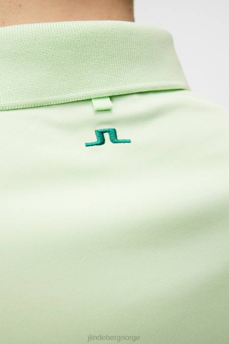 J.Lindeberg menn tur tech polo patina grønn klær F864255