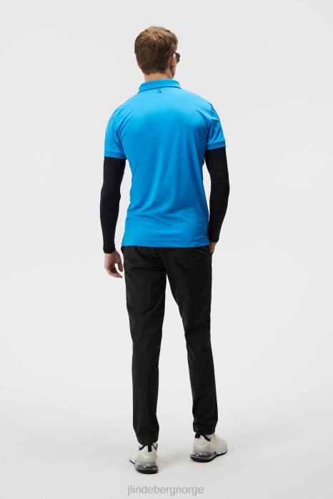 J.Lindeberg menn tur tech polo strålende blå klær F864254