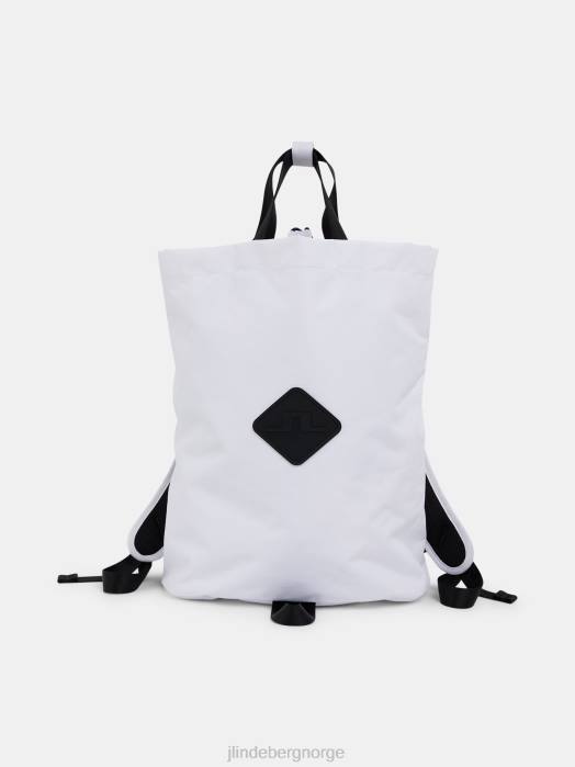 J.Lindeberg menn kim tote ryggsekk hvit tilbehør F864821