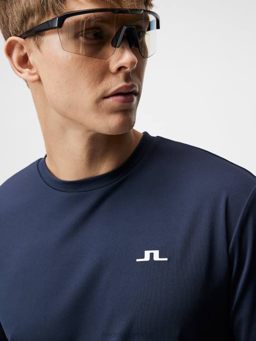 J.Lindeberg menn ade t-skjorte marinen klær F864168