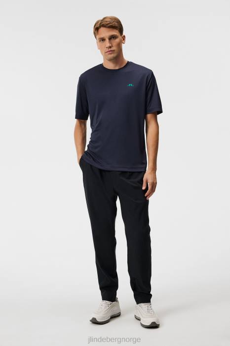 J.Lindeberg menn ade t-skjorte marinen klær F8649