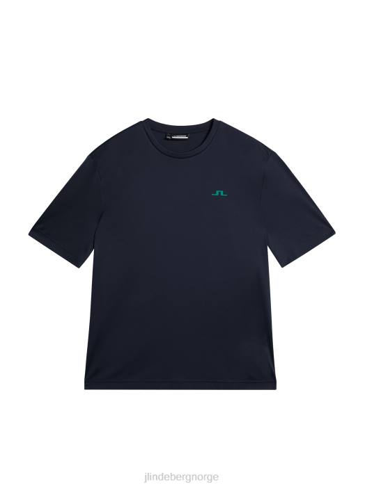 J.Lindeberg menn ade t-skjorte marinen klær F8649